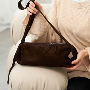 Сумочка «Багет» натуральна замша